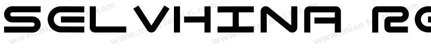 Selvhina Regular字体转换